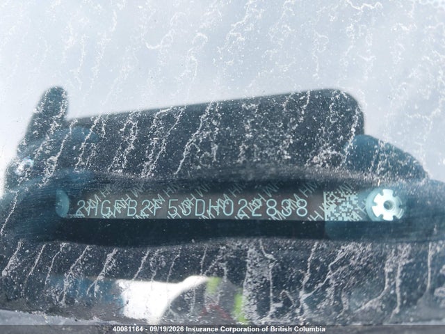 2013 Honda Civic Lx მანქანა იყიდება აუქციონზე, vin: 2HGFB2F53DH022838, აუქციონის ნომერი: 40081164