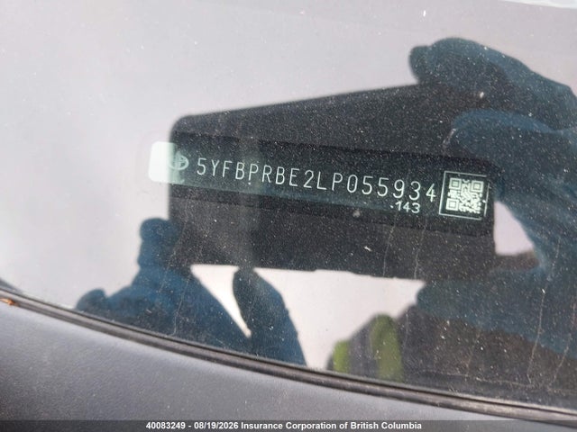 Toyota COROLLA LE 2020 5YFBPRBE2LP055934 Image 19
