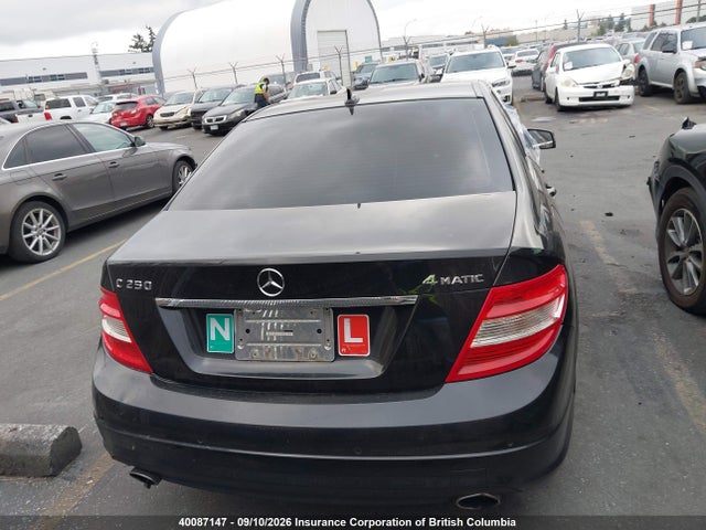 Продажа на аукционе авто 2011 Mercedes-benz C 250 4matic, vin: WDDGF8FB9BA513092, номер лота: 40087147
