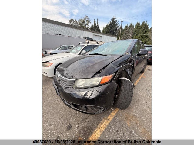 40087689 :رقم المزاد ، 2HGFB2F95CH046690 vin ، 2012 Honda Civic مزاد بيع
