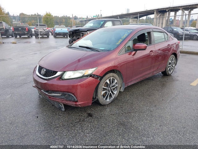 40087707 :رقم المزاد ، 2HGFB2E51EH030438 vin ، 2014 Honda Civic مزاد بيع