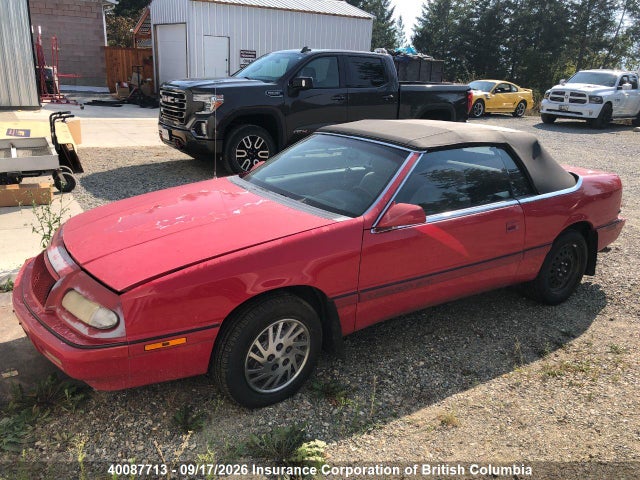 40087713 :رقم المزاد ، 1C3EU4530RF308076 vin ، 1994 Chrysler Lebaron Gtc/lx مزاد بيع