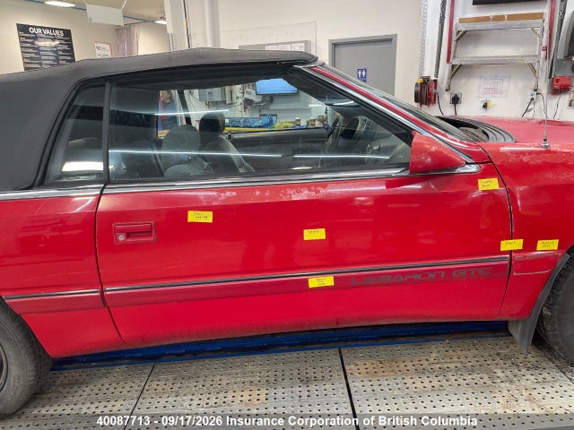 40087713 :رقم المزاد ، 1C3EU4530RF308076 vin ، 1994 Chrysler Lebaron Gtc/lx مزاد بيع