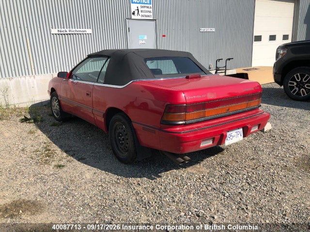 40087713 :رقم المزاد ، 1C3EU4530RF308076 vin ، 1994 Chrysler Lebaron Gtc/lx مزاد بيع