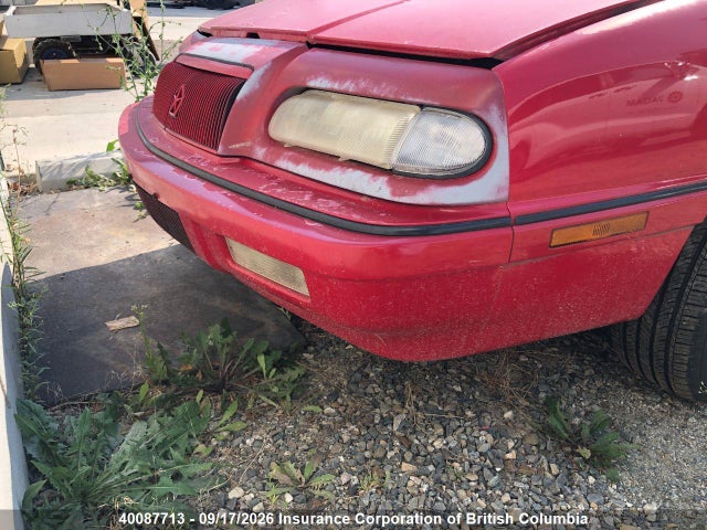 40087713 :رقم المزاد ، 1C3EU4530RF308076 vin ، 1994 Chrysler Lebaron Gtc/lx مزاد بيع