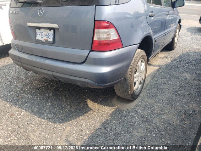 Aukcja sprzedaży 2005 Mercedes-benz Ml 350 Classic 4matic/elegance 4matic/se 4matic, vin: 4JGAB57E15A559213, numer aukcji: 40087721