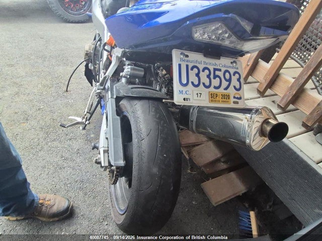 40087745 :رقم المزاد ، JKBZXJB144A034317 vin ، 2004 Kawasaki Zx636 B1 مزاد بيع