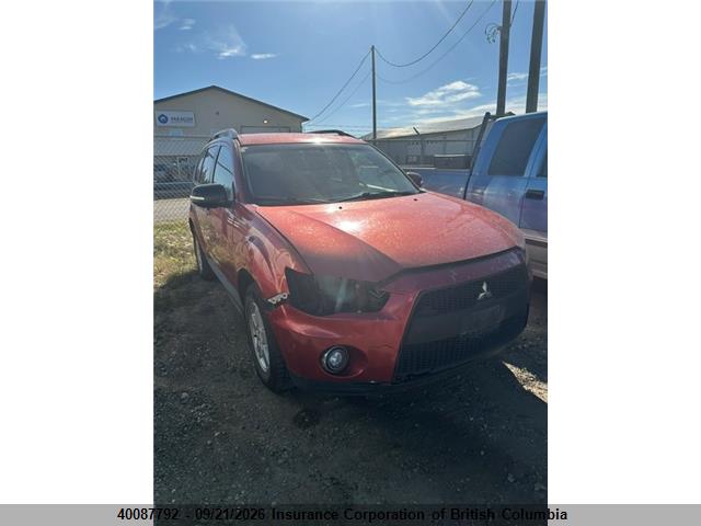 40087792 :رقم المزاد ، JA4JT3AX1AZ605273 vin ، 2010 Mitsubishi Outlander Xls مزاد بيع