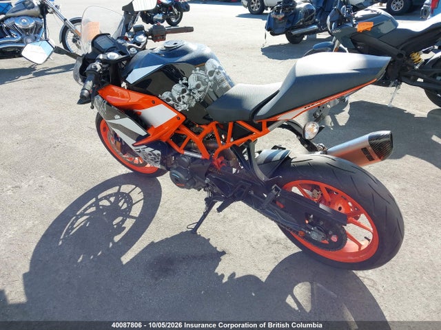 Продажа на аукционе авто 2017 Ktm 390 Duke, vin: MD2JYJ403HC270759, номер лота: 40087806