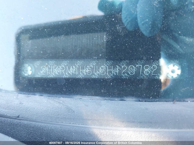 Продаж на аукціоні авто 2012 Honda Cr-v, vin: 2HKRM4H54CH120782, номер лоту: 40087807
