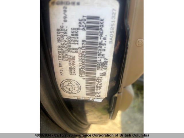 Aukcja sprzedaży 2003 Toyota Avalon Xl/xls, vin: 4T1BF28B53U291578, numer aukcji: 40087834