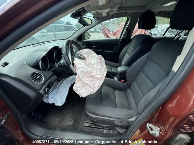 Продажа на аукционе авто 2012 Chevrolet Cruze, vin: 1G1PG5SC3C7399893, номер лота: 40087871