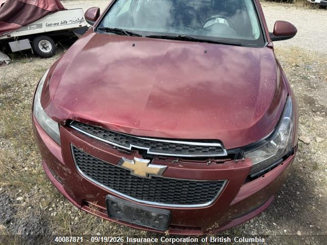 Продажа на аукционе авто 2012 Chevrolet Cruze, vin: 1G1PG5SC3C7399893, номер лота: 40087871