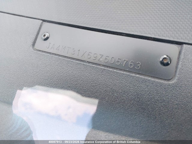 40087913 :رقم المزاد ، JA4MT31X69Z605763 vin ، 2009 Mitsubishi Outlander Se مزاد بيع