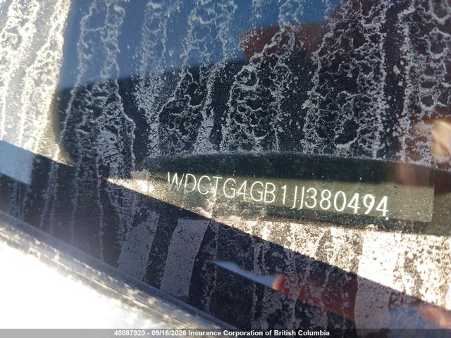 WDCTG4GB1JJ380494 Mercedes-Benz Gla 250 4matic