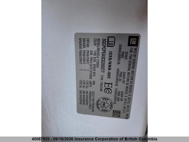 Aukcja sprzedaży 2012 Chevrolet Silverado C1500, vin: 3GCPCPEA0CG299277, numer aukcji: 40087935