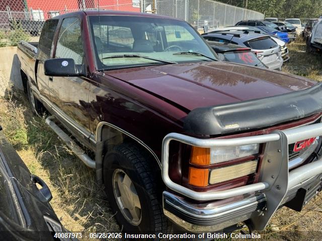 40087973 :رقم المزاد ، 2GTEK19R6W1531627 vin ، 1998 Gmc Sierra K1500 مزاد بيع