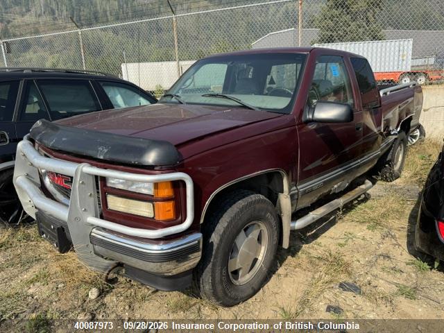40087973 :رقم المزاد ، 2GTEK19R6W1531627 vin ، 1998 Gmc Sierra K1500 مزاد بيع