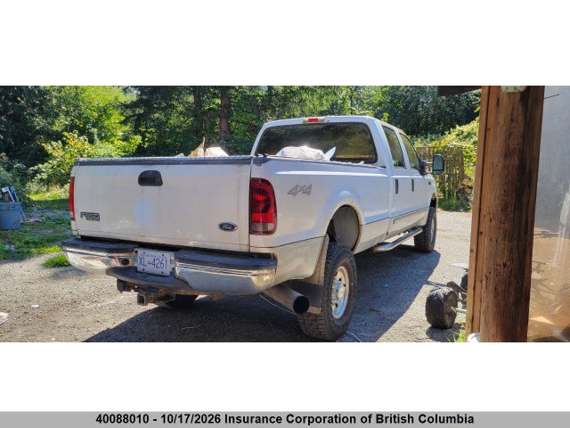 40088010 :رقم المزاد ، 1FTSW31F01EB90771 vin ، 2001 Ford F350 مزاد بيع