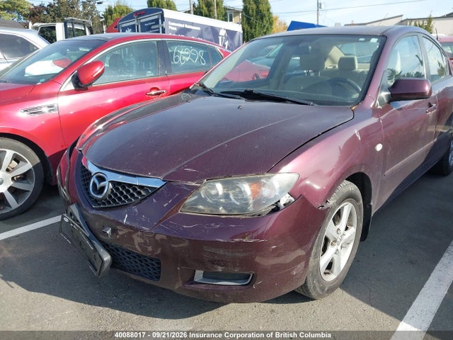 Aukcja sprzedaży 2007 Mazda 3 I, vin: JM1BK32F871717708, numer aukcji: 40088017