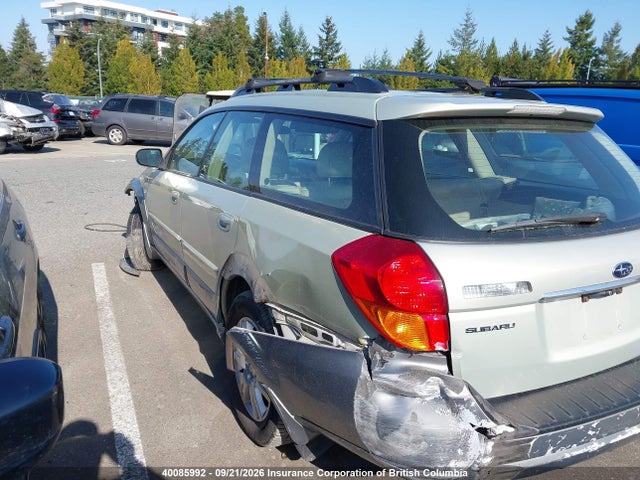 2005 Subaru Legacy Outback 2.5i Limited მანქანა იყიდება აუქციონზე, vin: 4S4BP62C257382329, აუქციონის ნომერი: 40085992