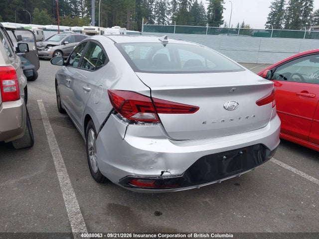 2019 Hyundai Elantra Sel/value/limited მანქანა იყიდება აუქციონზე, vin: KMHD84LF8KU822506, აუქციონის ნომერი: 40088063