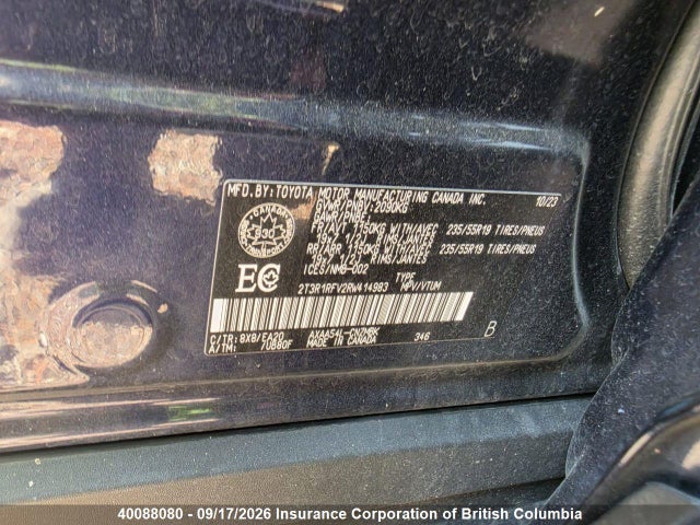 Auction sale of the 2024 Toyota Rav4, vin: 2T3R1RFV2RW414983, lot number: 40088080