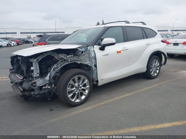 Продажа на аукционе авто 2021 Toyota Highlander Hybrid Limited, vin: 5TDDBRCH0MS056167, номер лота: 40088081