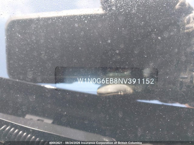 W1N0G6EB8NV391152 Mercedes-Benz Glc 43 4matic Amg