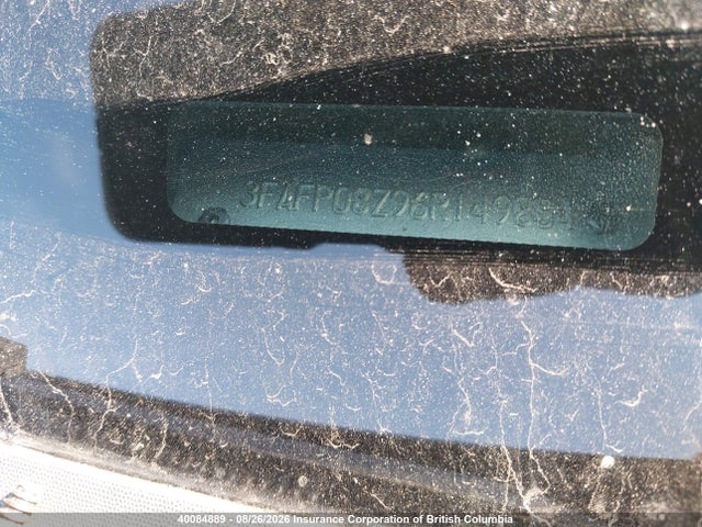 Продажа на аукционе авто 2006 Ford Fusion Sel, vin: 3FAFP08Z96R149854, номер лота: 40084889