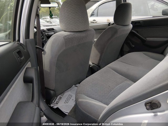 Aukcja sprzedaży 2001 Honda Civic Dx, vin: 2HGES16251H921675, numer aukcji: 40083538