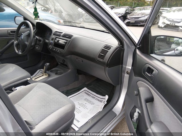 Aukcja sprzedaży 2001 Honda Civic Dx, vin: 2HGES16251H921675, numer aukcji: 40083538