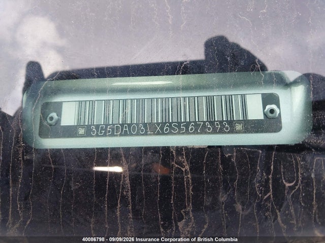 Aukcja sprzedaży 2006 Buick Rendezvous Cx/cxl, vin: 3G5DA03LX6S567393, numer aukcji: 40086798