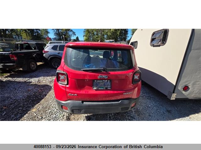 Продаж на аукціоні авто 2015 Jeep Renegade Sport, vin: ZACCJBAT1FPC41180, номер лоту: 40088153