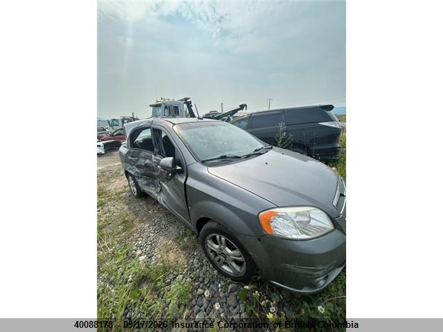 40088178 :رقم المزاد ، 3G1TX55E89L118641 vin ، 2009 Chevrolet Aveo مزاد بيع