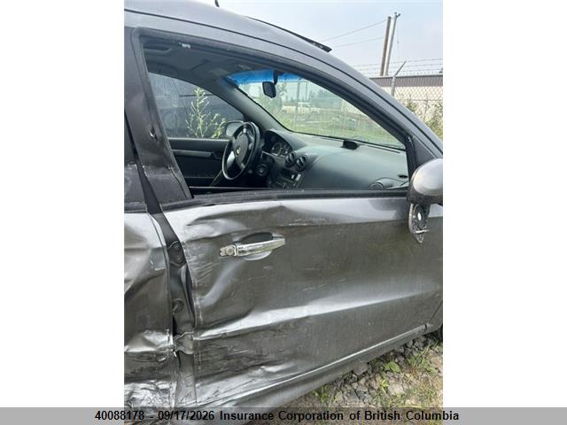 40088178 :رقم المزاد ، 3G1TX55E89L118641 vin ، 2009 Chevrolet Aveo مزاد بيع