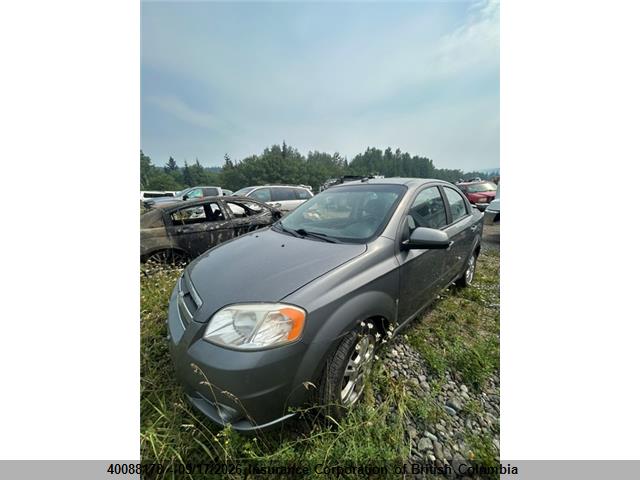 40088178 :رقم المزاد ، 3G1TX55E89L118641 vin ، 2009 Chevrolet Aveo مزاد بيع