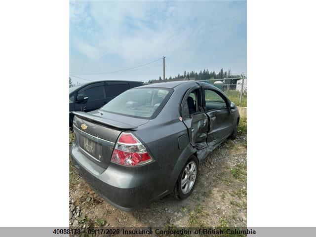 40088178 :رقم المزاد ، 3G1TX55E89L118641 vin ، 2009 Chevrolet Aveo مزاد بيع
