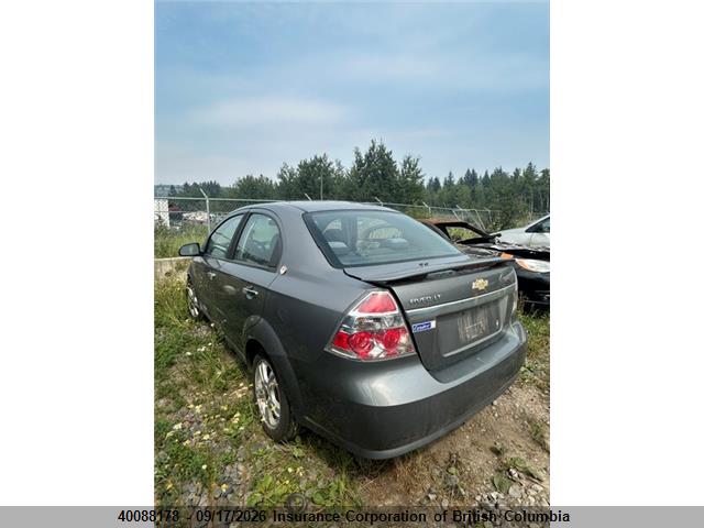 40088178 :رقم المزاد ، 3G1TX55E89L118641 vin ، 2009 Chevrolet Aveo مزاد بيع
