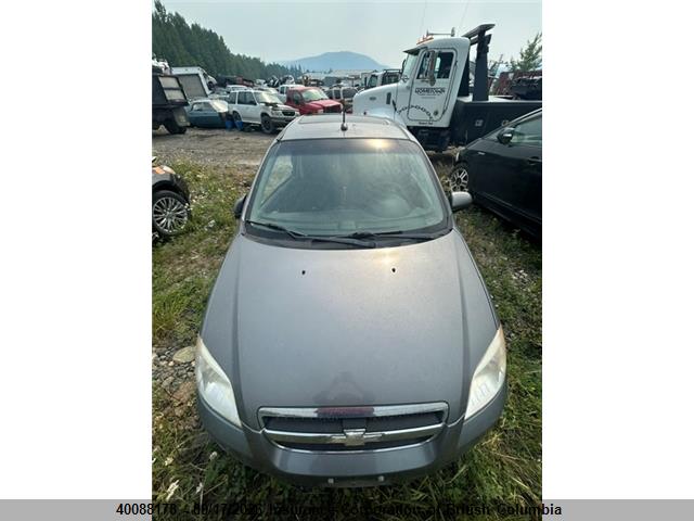 40088178 :رقم المزاد ، 3G1TX55E89L118641 vin ، 2009 Chevrolet Aveo مزاد بيع