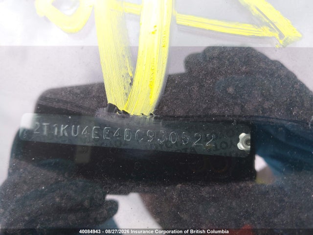 Продажа на аукционе авто 2013 Toyota Corolla Matrix, vin: 2T1KU4EE4DC930522, номер лота: 40084943