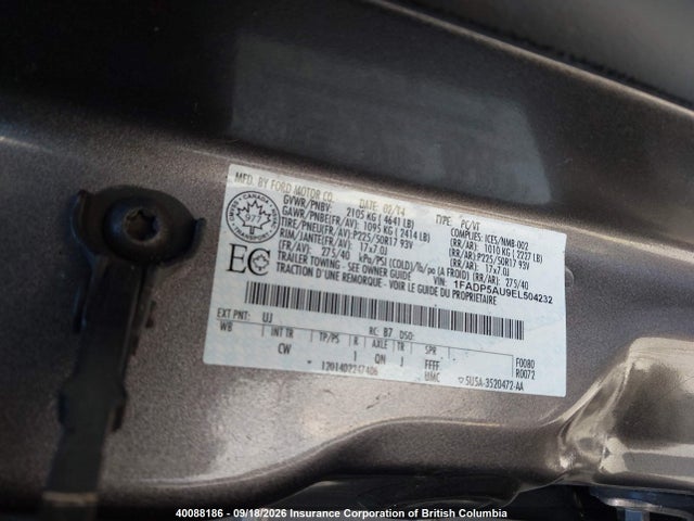 Ford C-MAX SE 2014 1FADP5AU9EL504232 Image 9