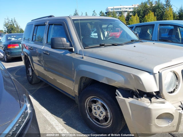 Продажа на аукционе авто 2009 Jeep Patriot Sport, vin: 1J4FT28AX9D190979, номер лота: 40088189