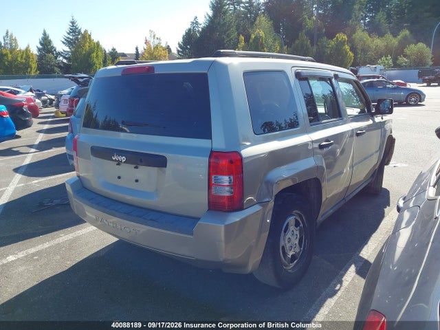 Продажа на аукционе авто 2009 Jeep Patriot Sport, vin: 1J4FT28AX9D190979, номер лота: 40088189