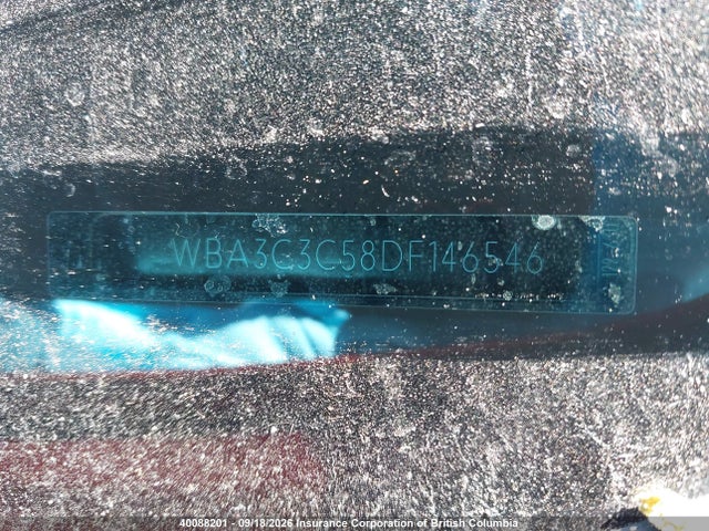 2013 Bmw 320i მანქანა იყიდება აუქციონზე, vin: WBA3C3C58DF146546, აუქციონის ნომერი: 40088201