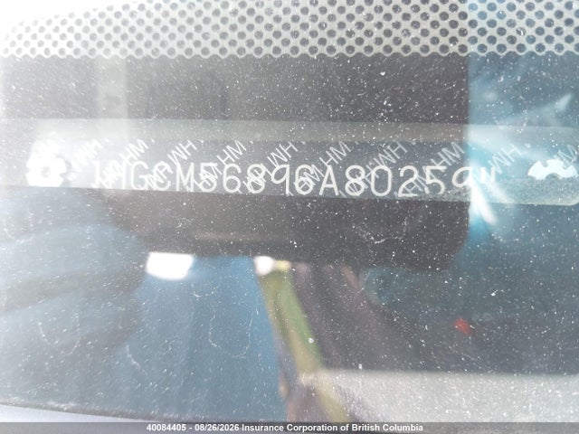 Aukcja sprzedaży 2006 Honda Accord Ex, vin: 1HGCM56896A802594, numer aukcji: 40084405