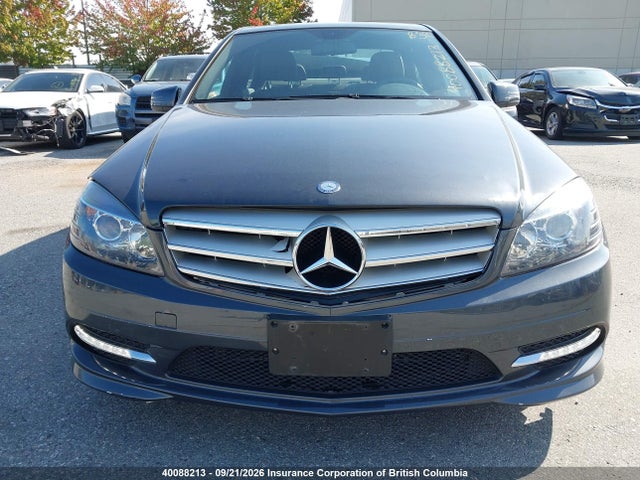 40088213 :رقم المزاد ، WDDGF8FB2BF558393 vin ، 2011 Mercedes-benz C 250 4matic مزاد بيع