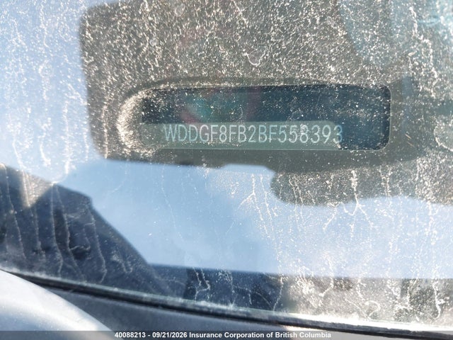 40088213 :رقم المزاد ، WDDGF8FB2BF558393 vin ، 2011 Mercedes-benz C 250 4matic مزاد بيع