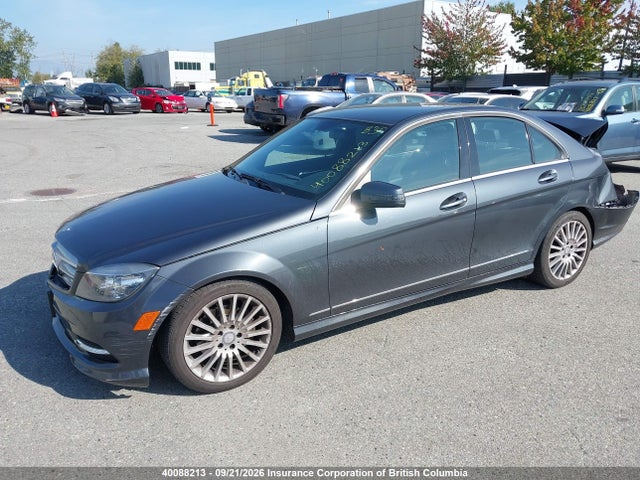 40088213 :رقم المزاد ، WDDGF8FB2BF558393 vin ، 2011 Mercedes-benz C 250 4matic مزاد بيع