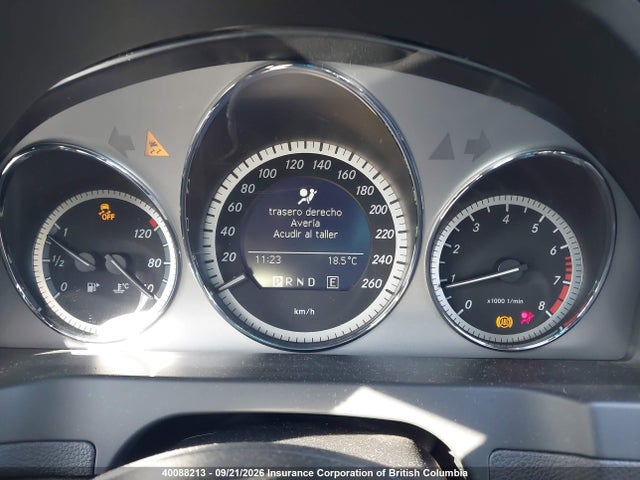 40088213 :رقم المزاد ، WDDGF8FB2BF558393 vin ، 2011 Mercedes-benz C 250 4matic مزاد بيع